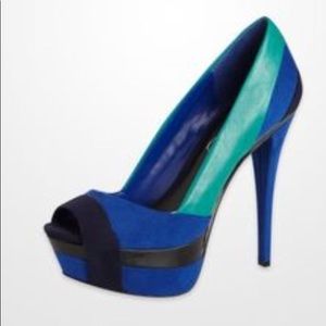 Jessica Simpson Platform Peep-Toe Heels